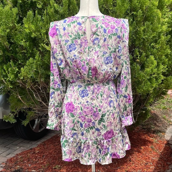 Zara Floral Long Sleeve Dress - Picture 7 of 13